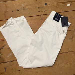 White cargo pants